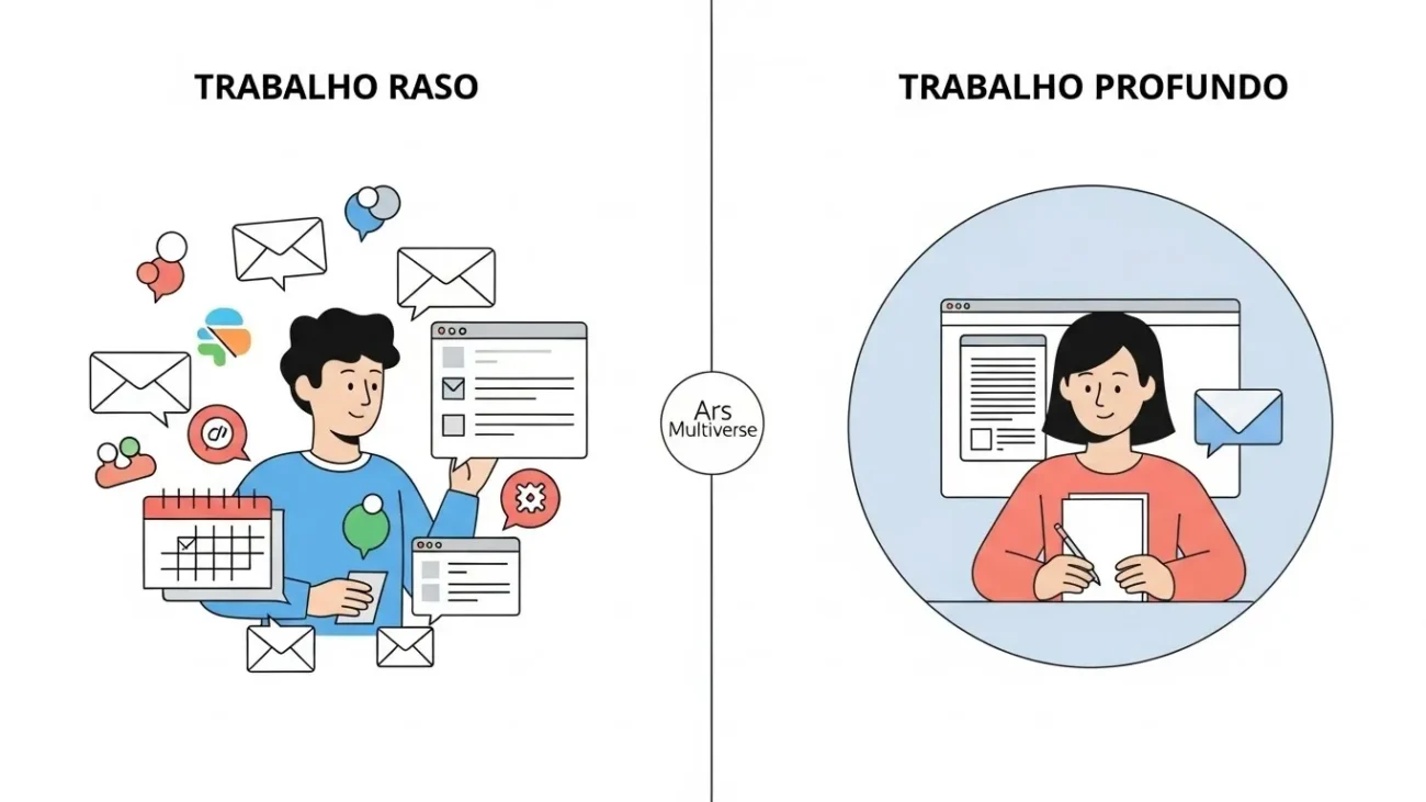 Trabalho Raso vs. Trabalho Profundo